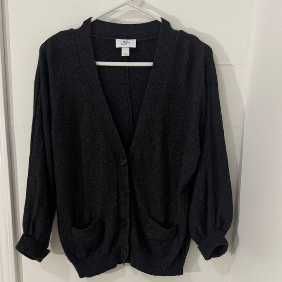LOFT Sweaters - LOFT Women's Classic Black Cardigan Size Medium